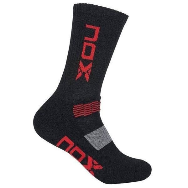 NOX Schwarz/Rot Padel Socken