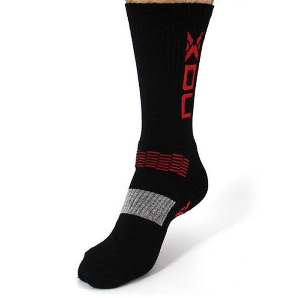 NOX Schwarz/Rot Padel Socken – Bild 2