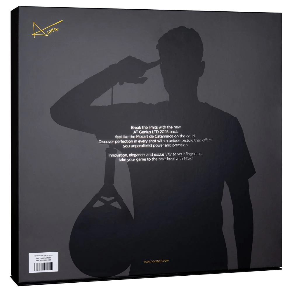 Set NOX AT genius Limited Edition 2025 Padelschläger - Agustin Tapia – Bild 3