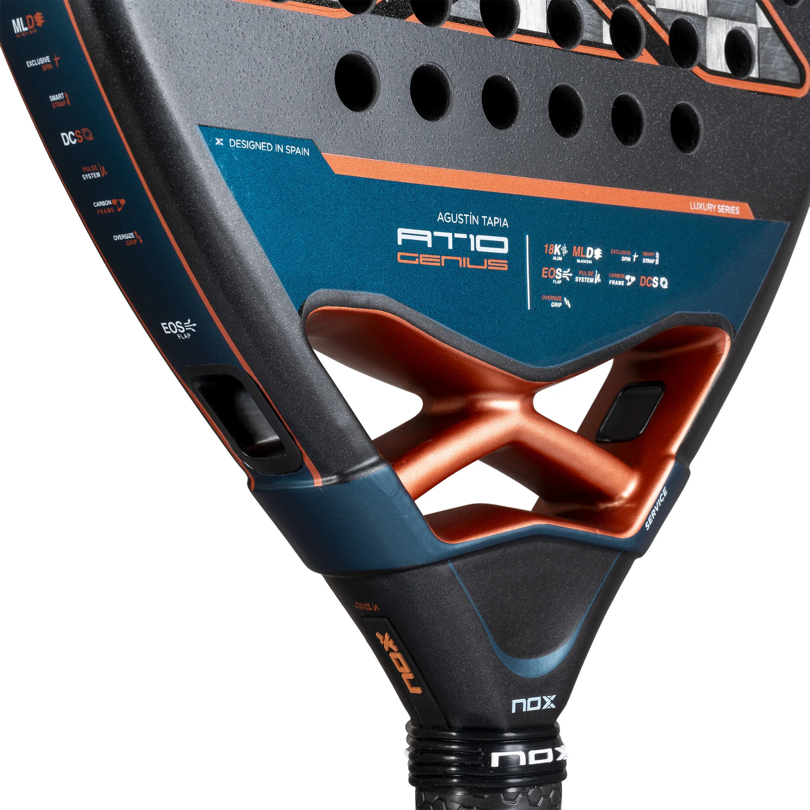 NOX AT10 Genius Attack 18K 2025 Agustin Tapia Padelschläger – Bild 6